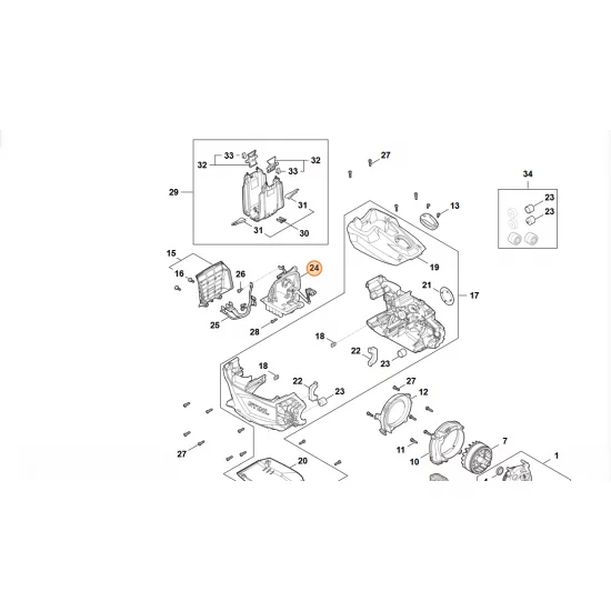 STIHL   Moduł elektroniczny FA09 430 1400